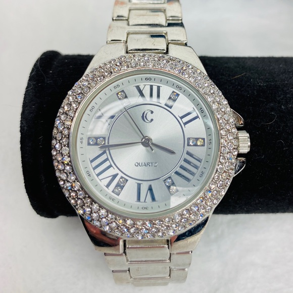 Charming Charlie Silver Link Watch - Picture 2 of 3